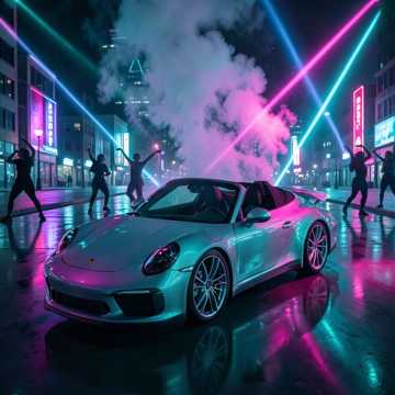 Cover art for Porsche no Teto by Julio Souza