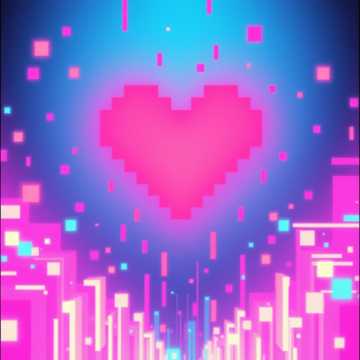 Cover art for Pixelated Hearts by sajino5566@etramay.com