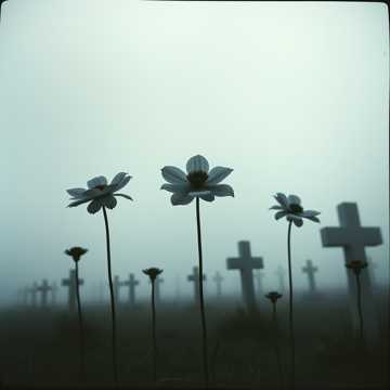 Cover art for The lead flowers by pora doru