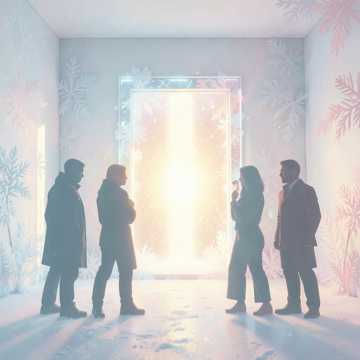 luv의 Snow On My Lips 커버 아트