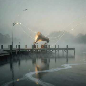 Обложка La Brume du quai от Philippe Cliquennois