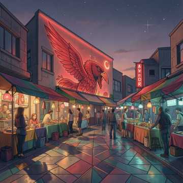 Pochette de Red Tail Market par Raygan Gawi