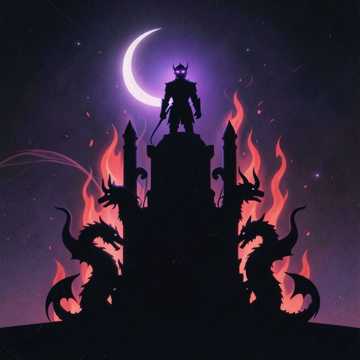 Cover art for shadow and demon and dragon monarchs by tony solorzano