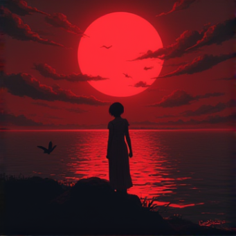 AI Music Generator - crimson eclipse - AI-generated song