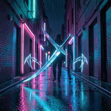 Copertă pentru Neon Shuriken de Tyler Mangum