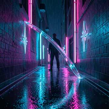 Copertă pentru Neon Shuriken de Tyler Mangum