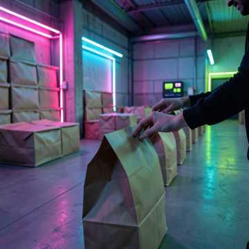Pochette de Paper Bag Money par Malenio Magido