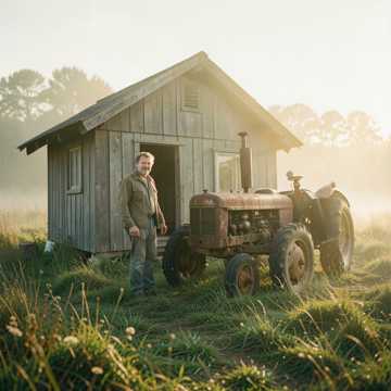 Louane GAYE의 Fabrice et son tracteur 커버 아트