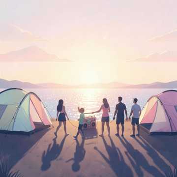 baby Capuのcamping au sivuのカバーアート
