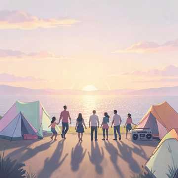 baby Capuのcamping au sivuのカバーアート
