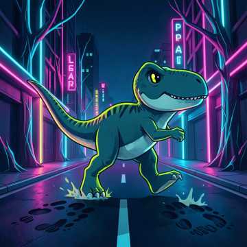 Leon horacio LopezのDino Paradeのカバーアート