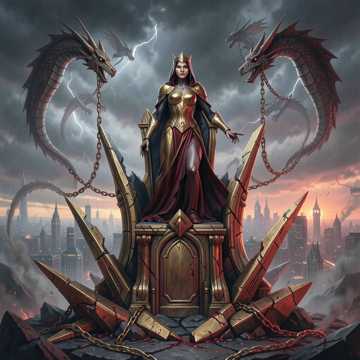 Cover-Art für Dragon Queen Duel von Bob Franks
