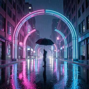 Portada de Rain On Glass por Wesley Collins