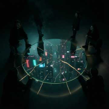 Jay Olafemi의 Glass in the Circle 커버 아트