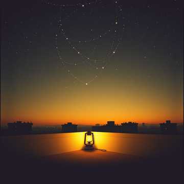 Cover art for خموش راتوں میں by Nafeesa Ehsan