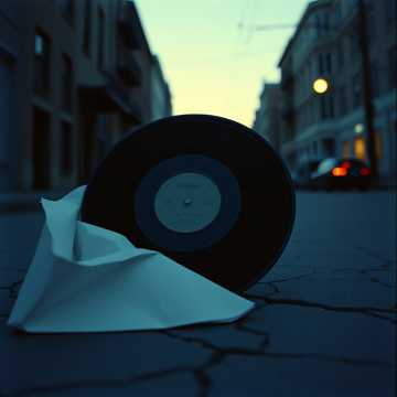 Cover art for Echoes on the Vinyl by Nava Navarro