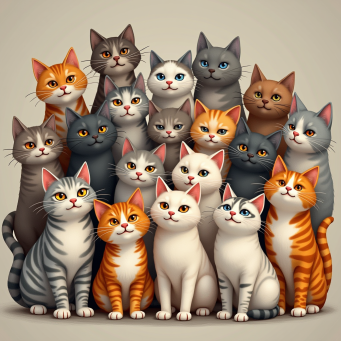 Portada de Fifteen Cats por VirtualMusic