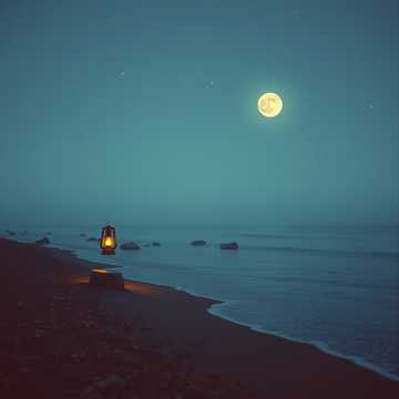 Cover art for Beneath the Moonlight by Lars Slagter