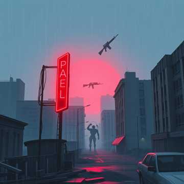 Cover art for The monster in the city by Yanis Hini