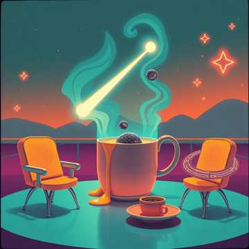 Cover art for The Comet in My Coffee by kamaryt.vojtech@seznam.cz