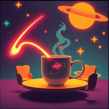 Cover art for The Comet in My Coffee by kamaryt.vojtech@seznam.cz