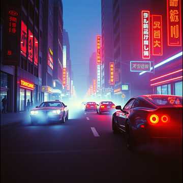 Cover art for Neon Burnout by Mihail Dumbrava