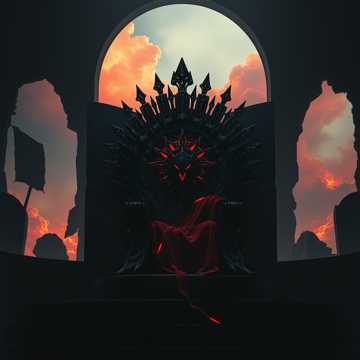 Cover art for Shattered Throne of Flesh by M Ángeles Marín