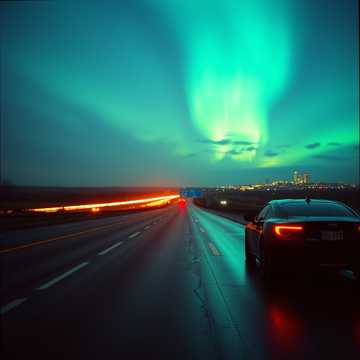 Portada de Night Drive por António Rocha (Im_BadAtDriving)