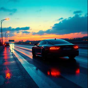 Portada de Night Drive por António Rocha (Im_BadAtDriving)