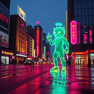 Cover art for Neon Circuitry by Ms Print