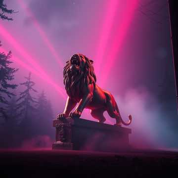 Cover art for Lion's Roar by Dinesh Aadhithya