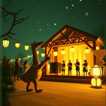 Cover art for The Dancing Goose by Szymon