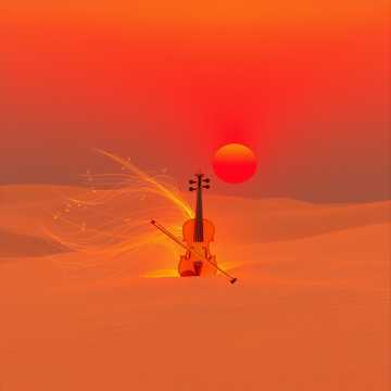 Cover art for Desert Flames by Hamid Javani