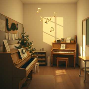 Cover art for Ultimul Crăciun cu profesoara by David Talmaci