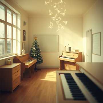 Cover art for Ultimul Crăciun cu profesoara by David Talmaci