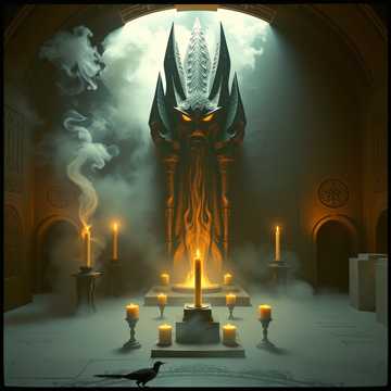 Cover art for The Devouring God by Runi