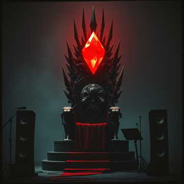 Cover art for Villain’s Crimson Crown by Nova Luda