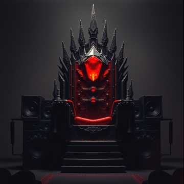 Cover art for Villain’s Crimson Crown by Nova Luda