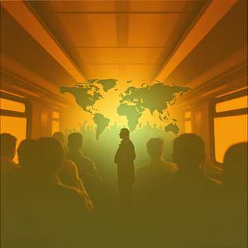 Cover art for One Man and a Billion Eyes by aricquinion@gmail.com