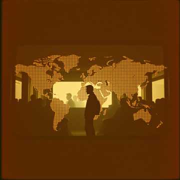 Cover art for One Man and a Billion Eyes by aricquinion@gmail.com