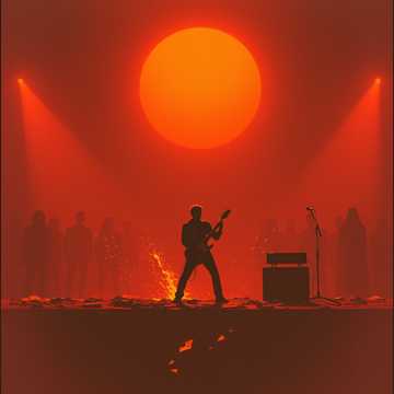 Cover art for Iron And Afterglow by pora doru