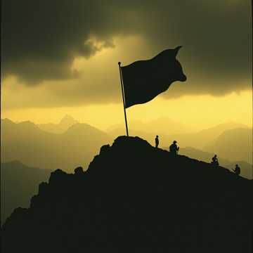 Cover art for Storm Over The Black Flag by Victoria Vika