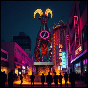 Cover art for THe goat by Micko Mendoza