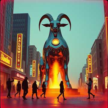 Cover art for THe goat by Micko Mendoza