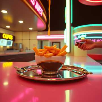 Yan GuayのPoutine, mon amourのカバーアート