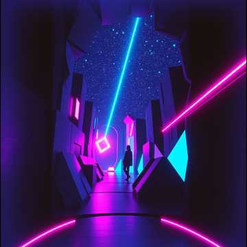 Cover art for Fractal Pulse Corridor by Sulav Basnet