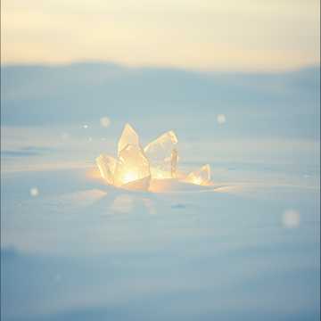 Cover art for Crystal in the Snow by Sánta Nóra