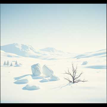 Cover art for Crystal in the Snow by Sánta Nóra