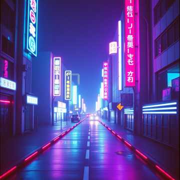 Cover-Art für Neon Nightfall von Unknown Artist