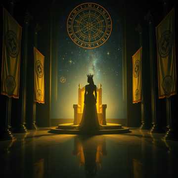 Cover art for Inno alla Regina degli Astri by Valentina Myrsine